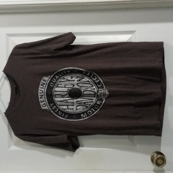 Harley-Davidson Gray Short Sleeve Tee Men’s Large - Picture 2 of 6